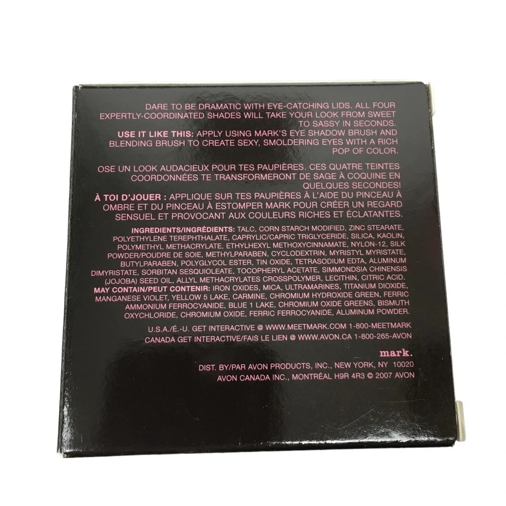 mark. Femme 4 Eye Shadow Quad Palette 4 Full Size I-mark. Eyeshadows Avon RARE